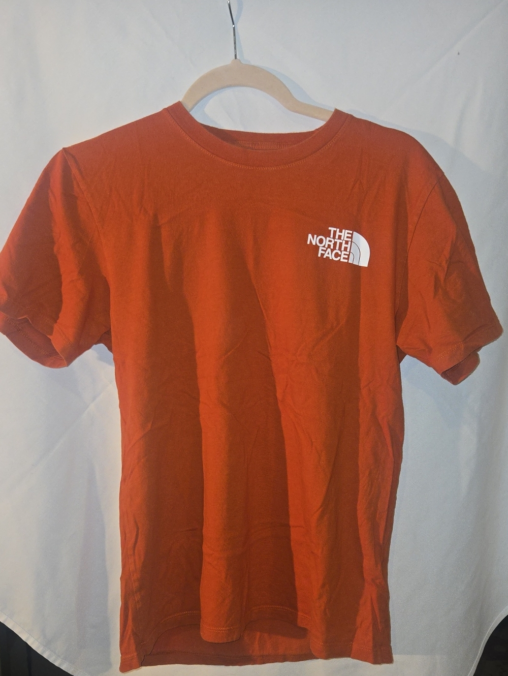 The North Face Men’s Rust Orange Short-Sleeve Logo Tee